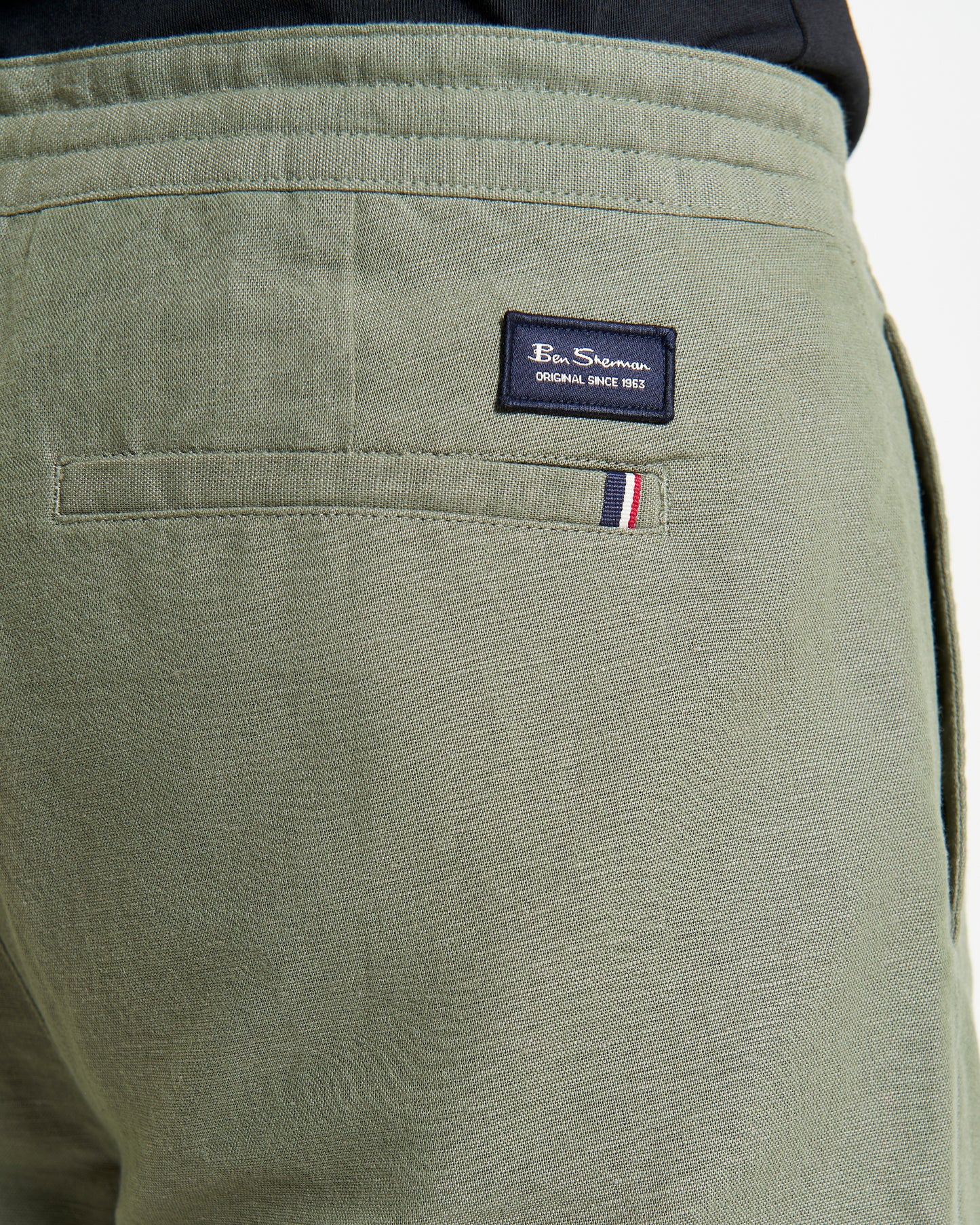 Ben Sherman Linen Cotton Drawcord short B1012767