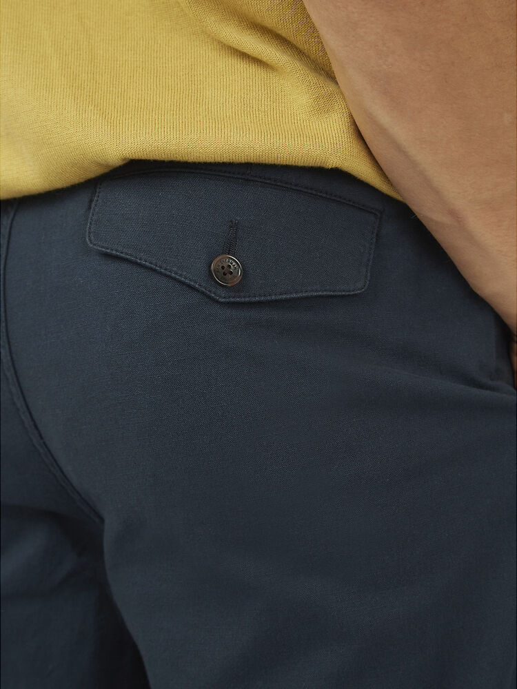 Cotton Linen Slim Taper Trouser