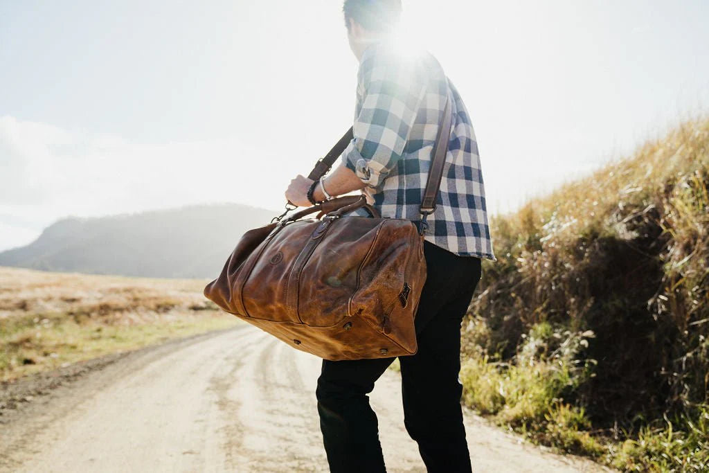 Leather Duffle Bag classic