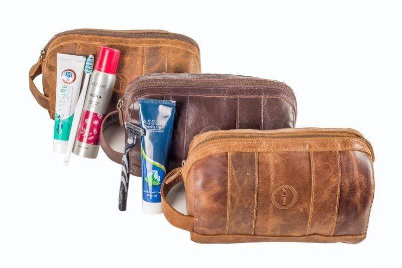 Watson - Leather Toiletry Bag