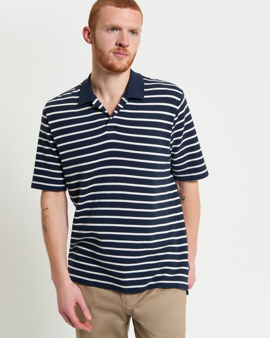 Waffle stripe Polo B1012406