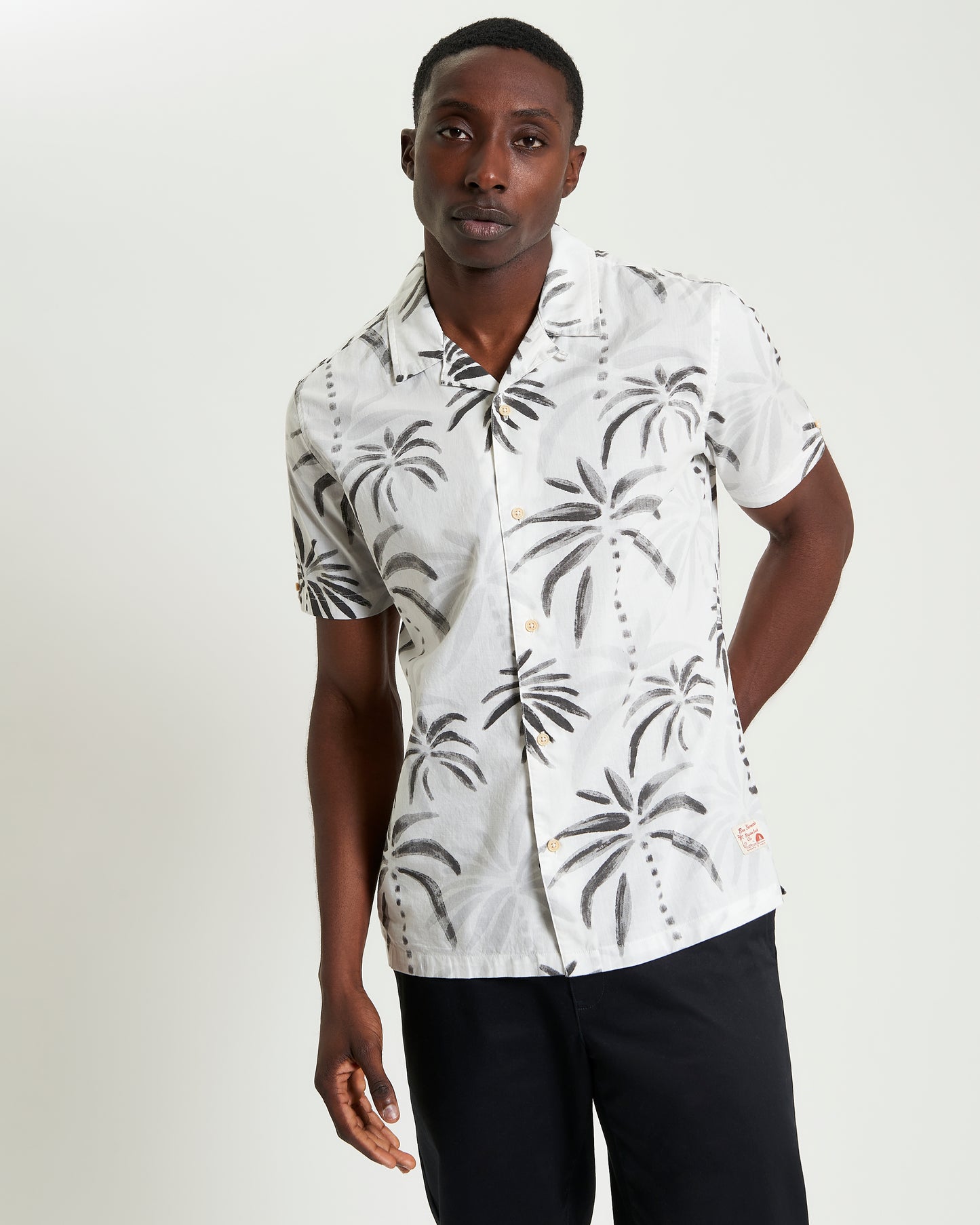 Ben Sherman Palm print Shirt B1012447