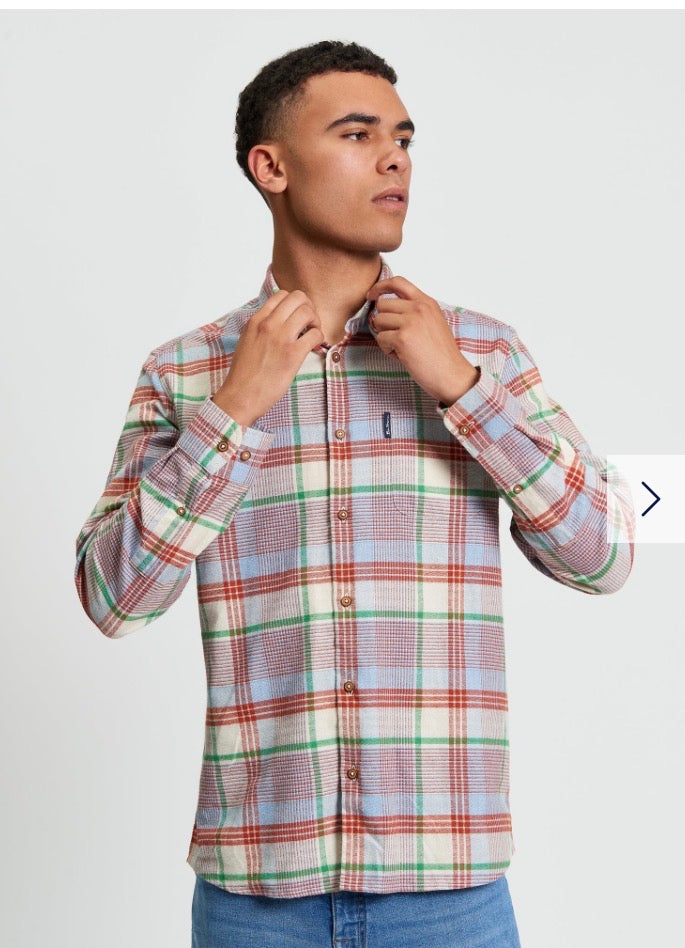 Ben Sherman Brushed Crepe Check Shirt
