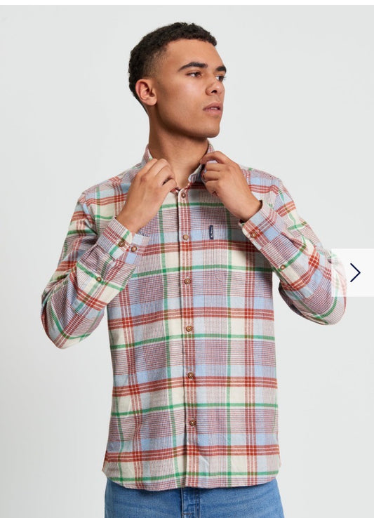 Ben Sherman Brushed Crepe Check Shirt