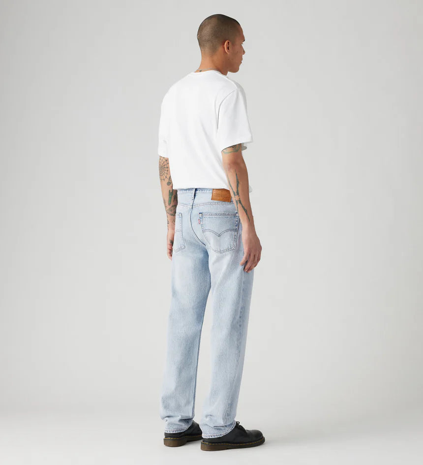 555 Relaxed Straight Baby Blue Essentials
