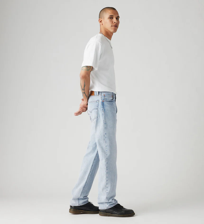 555 Relaxed Straight Baby Blue Essentials