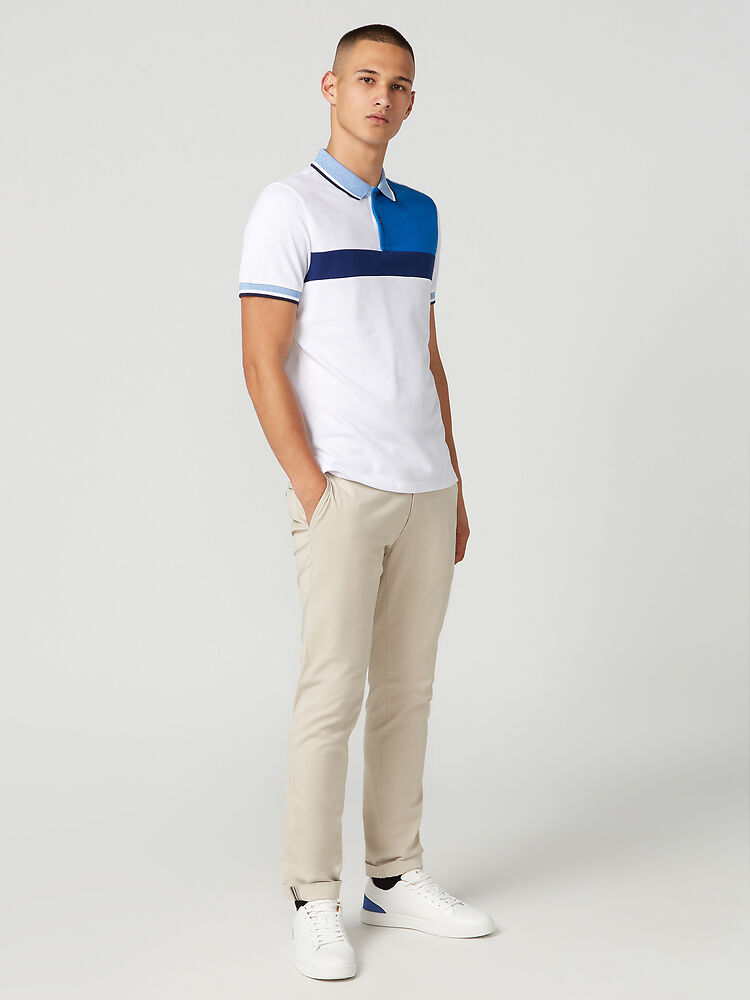 Birdseye Patch Polo