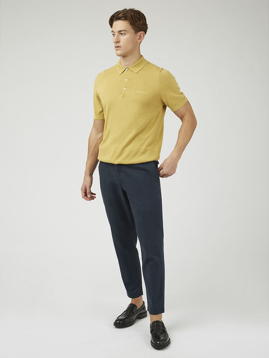 Cotton Linen Slim Taper Trouser