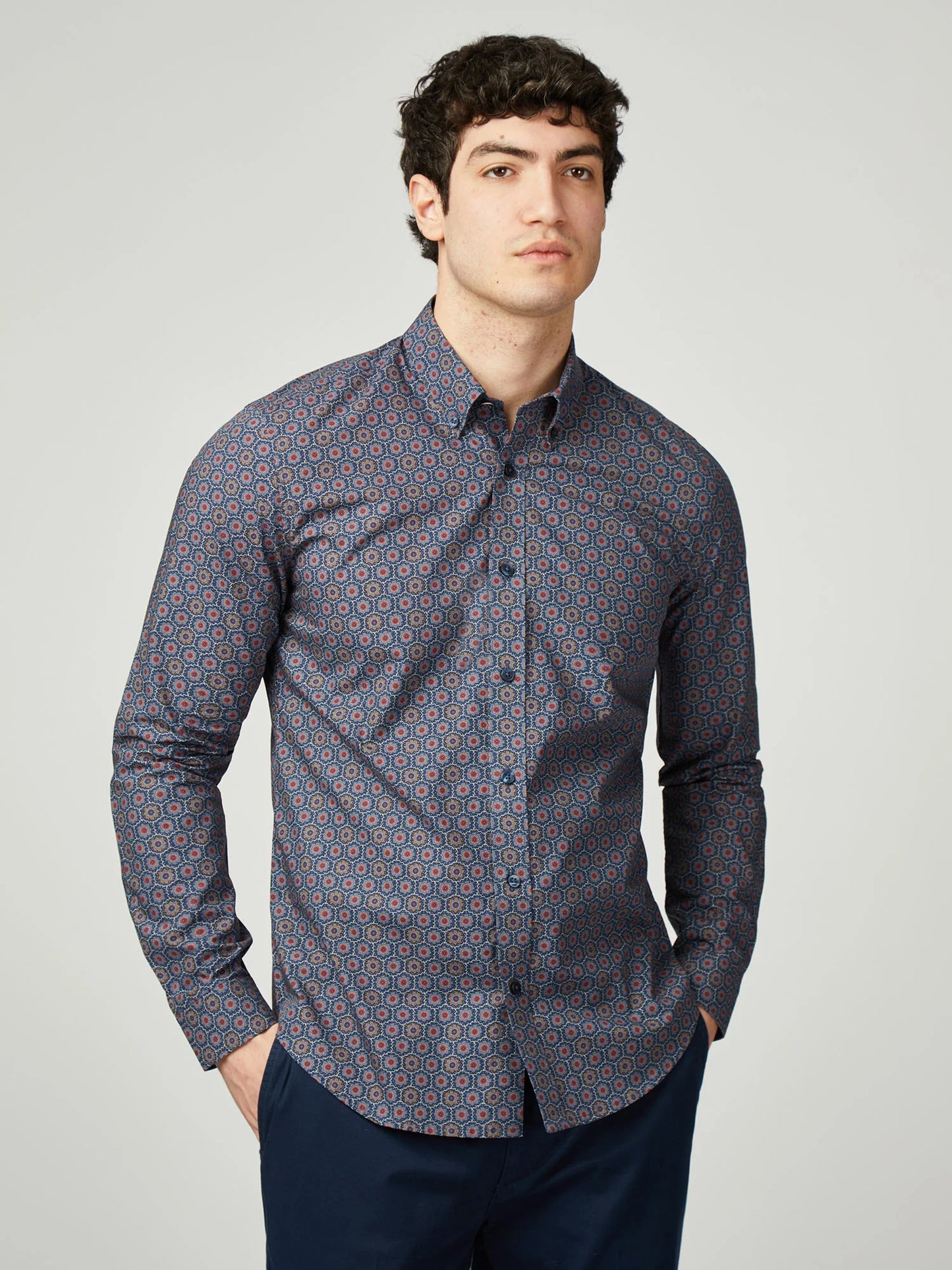 Foulard Print shirt B0077822