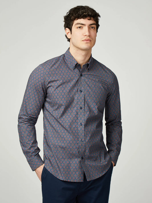 Foulard Print shirt B0077822