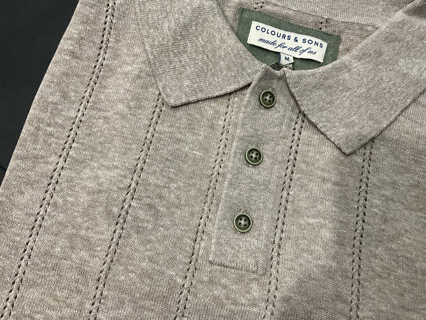 C&S Knit Polo 9225-172