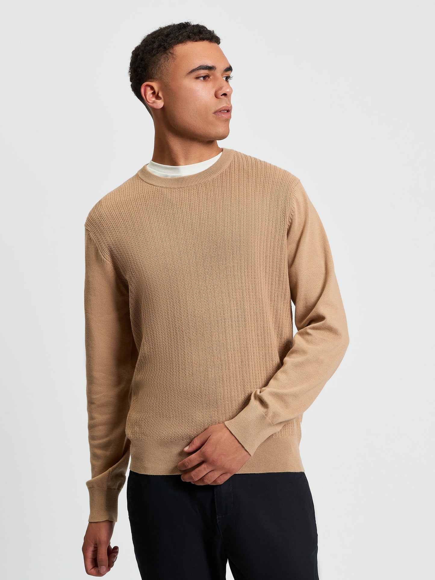 B1013036 Textured front crew Ben Sherman